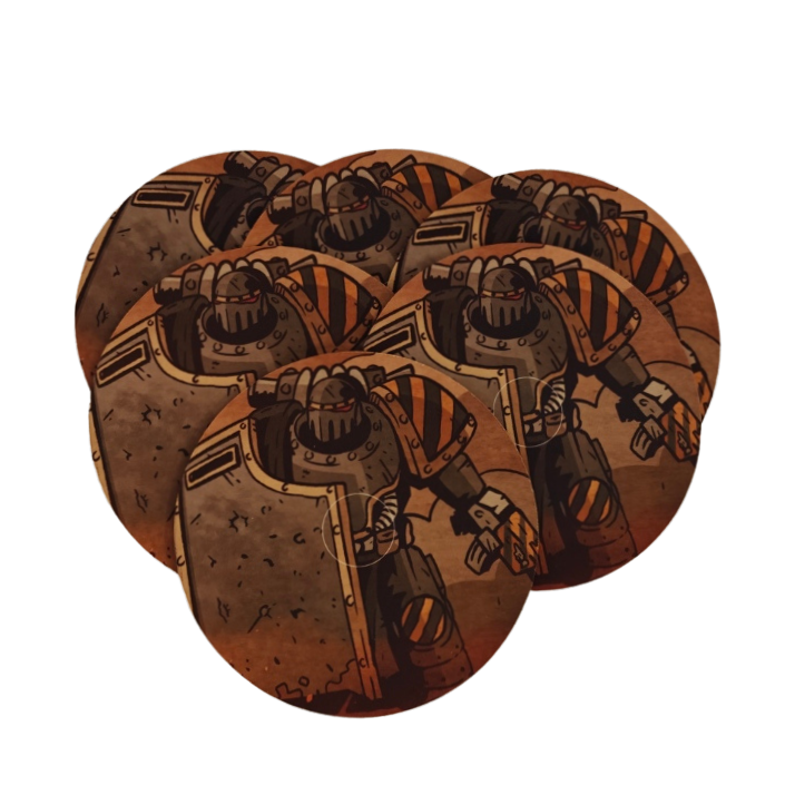 Iron Objective Markers set of 6